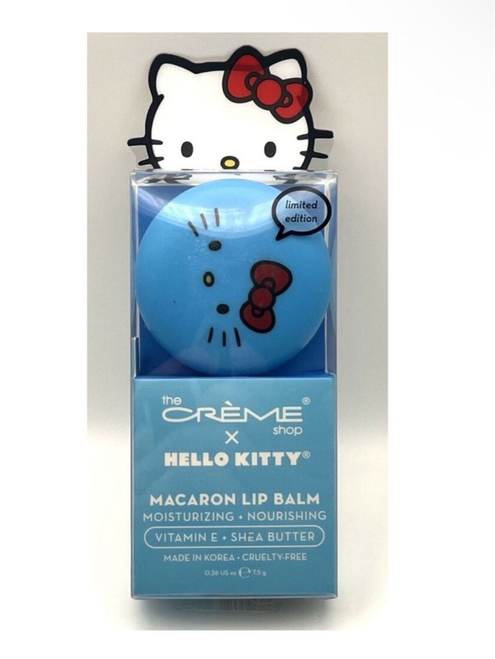The Creme Shop x Hello Kitty Macaron Lip Balm LIMITED EDITION NEW